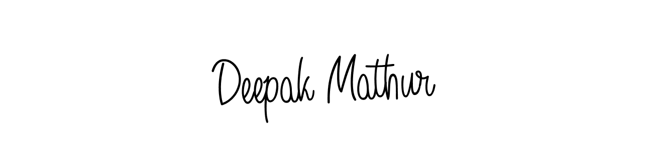 Check out images of Autograph of Deepak Mathur name. Actor Deepak Mathur Signature Style. Angelique-Rose-font-FFP is a professional sign style online. Deepak Mathur signature style 5 images and pictures png
