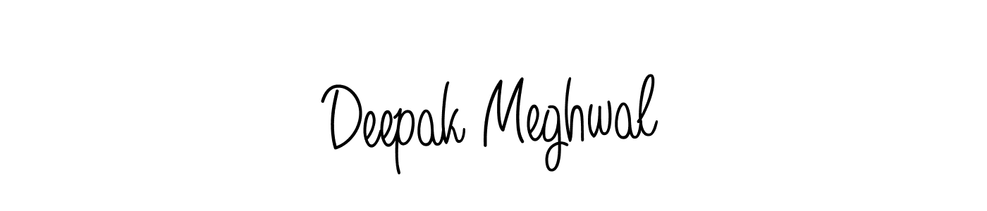 Once you've used our free online signature maker to create your best signature Angelique-Rose-font-FFP style, it's time to enjoy all of the benefits that Deepak Meghwal name signing documents. Deepak Meghwal signature style 5 images and pictures png