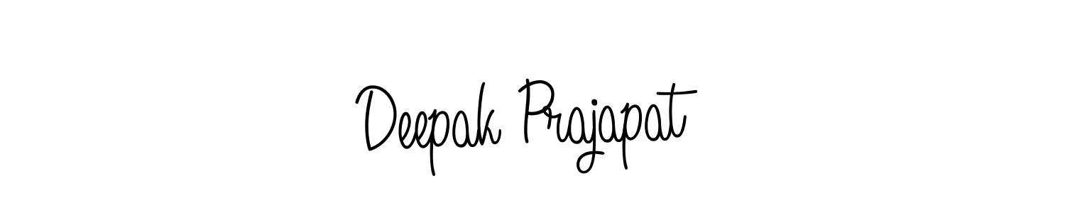 How to Draw Deepak Prajapat signature style? Angelique-Rose-font-FFP is a latest design signature styles for name Deepak Prajapat. Deepak Prajapat signature style 5 images and pictures png