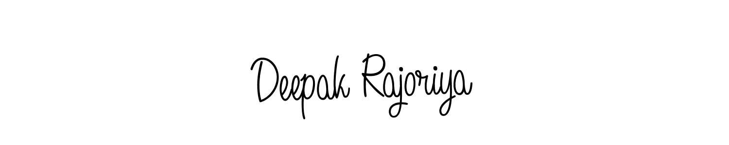 Create a beautiful signature design for name Deepak Rajoriya. With this signature (Angelique-Rose-font-FFP) fonts, you can make a handwritten signature for free. Deepak Rajoriya signature style 5 images and pictures png