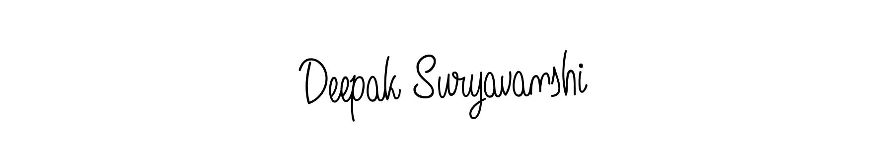 Also we have Deepak Suryavanshi name is the best signature style. Create professional handwritten signature collection using Angelique-Rose-font-FFP autograph style. Deepak Suryavanshi signature style 5 images and pictures png