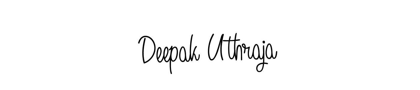 Deepak Uthraja stylish signature style. Best Handwritten Sign (Angelique-Rose-font-FFP) for my name. Handwritten Signature Collection Ideas for my name Deepak Uthraja. Deepak Uthraja signature style 5 images and pictures png