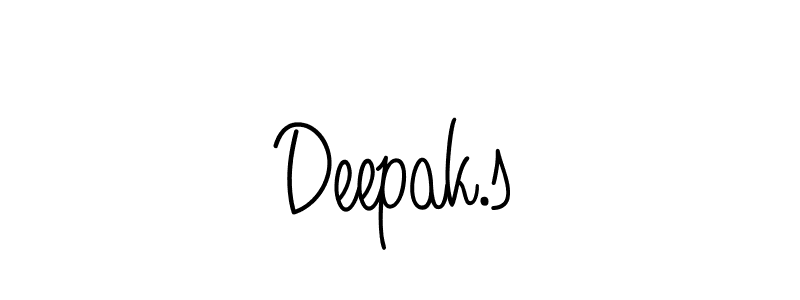 How to make Deepak.s signature? Angelique-Rose-font-FFP is a professional autograph style. Create handwritten signature for Deepak.s name. Deepak.s signature style 5 images and pictures png