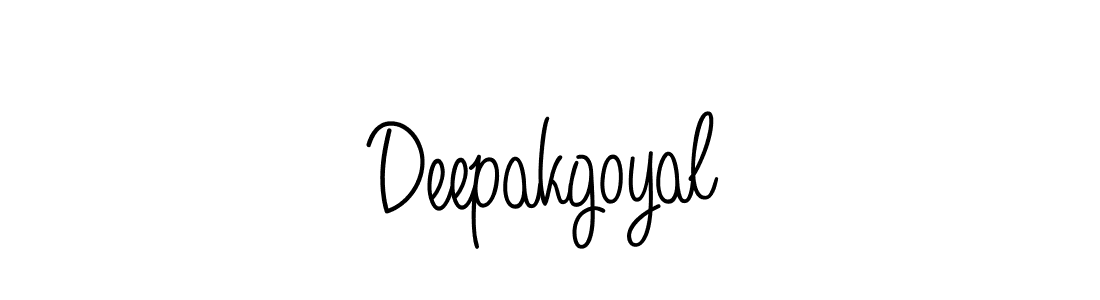 Make a short Deepakgoyal signature style. Manage your documents anywhere anytime using Angelique-Rose-font-FFP. Create and add eSignatures, submit forms, share and send files easily. Deepakgoyal signature style 5 images and pictures png