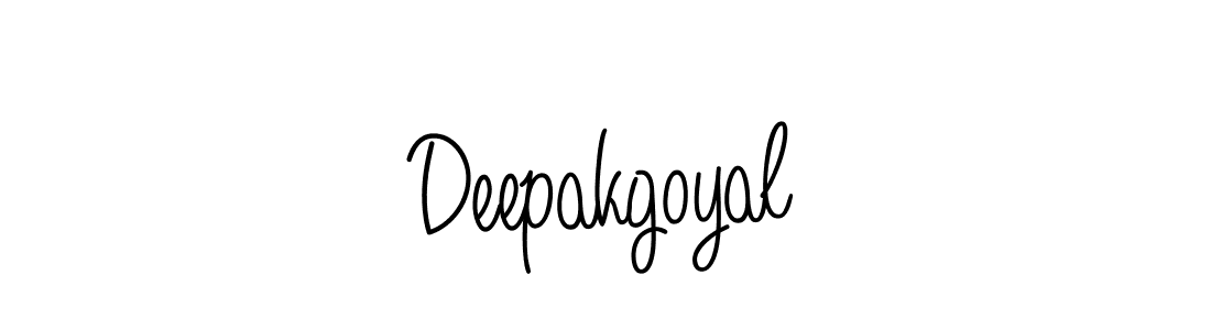 Make a short Deepakgoyal signature style. Manage your documents anywhere anytime using Angelique-Rose-font-FFP. Create and add eSignatures, submit forms, share and send files easily. Deepakgoyal signature style 5 images and pictures png