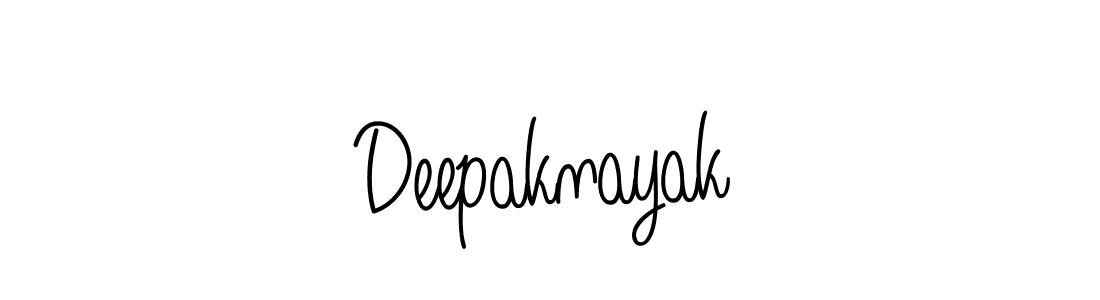 How to make Deepaknayak signature? Angelique-Rose-font-FFP is a professional autograph style. Create handwritten signature for Deepaknayak name. Deepaknayak signature style 5 images and pictures png