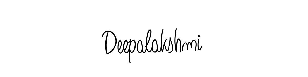 Use a signature maker to create a handwritten signature online. With this signature software, you can design (Angelique-Rose-font-FFP) your own signature for name Deepalakshmi. Deepalakshmi signature style 5 images and pictures png