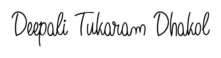 Turn your name Deepali Tukaram Dhakol into a signature brand with Angelique-Rose-font-FFP styling. Download in standard PNG or transparent format anytime. Deepali Tukaram Dhakol signature style 5 images and pictures png