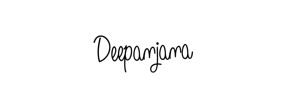 Create a beautiful signature design for name Deepanjana. With this signature (Angelique-Rose-font-FFP) fonts, you can make a handwritten signature for free. Deepanjana signature style 5 images and pictures png