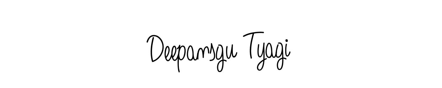 Use a signature maker to create a handwritten signature online. With this signature software, you can design (Angelique-Rose-font-FFP) your own signature for name Deepansgu Tyagi. Deepansgu Tyagi signature style 5 images and pictures png