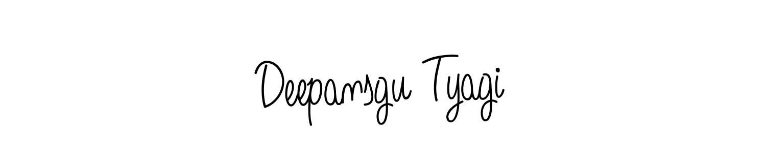 How to make Deepansgu Tyagi signature? Angelique-Rose-font-FFP is a professional autograph style. Create handwritten signature for Deepansgu Tyagi name. Deepansgu Tyagi signature style 5 images and pictures png