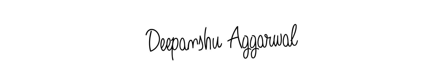 Design your own signature with our free online signature maker. With this signature software, you can create a handwritten (Angelique-Rose-font-FFP) signature for name Deepanshu Aggarwal. Deepanshu Aggarwal signature style 5 images and pictures png