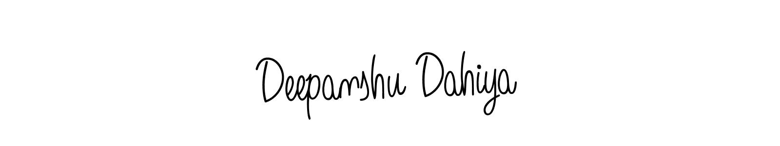This is the best signature style for the Deepanshu Dahiya name. Also you like these signature font (Angelique-Rose-font-FFP). Mix name signature. Deepanshu Dahiya signature style 5 images and pictures png