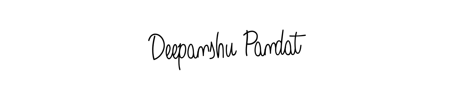 Use a signature maker to create a handwritten signature online. With this signature software, you can design (Angelique-Rose-font-FFP) your own signature for name Deepanshu Pandat. Deepanshu Pandat signature style 5 images and pictures png