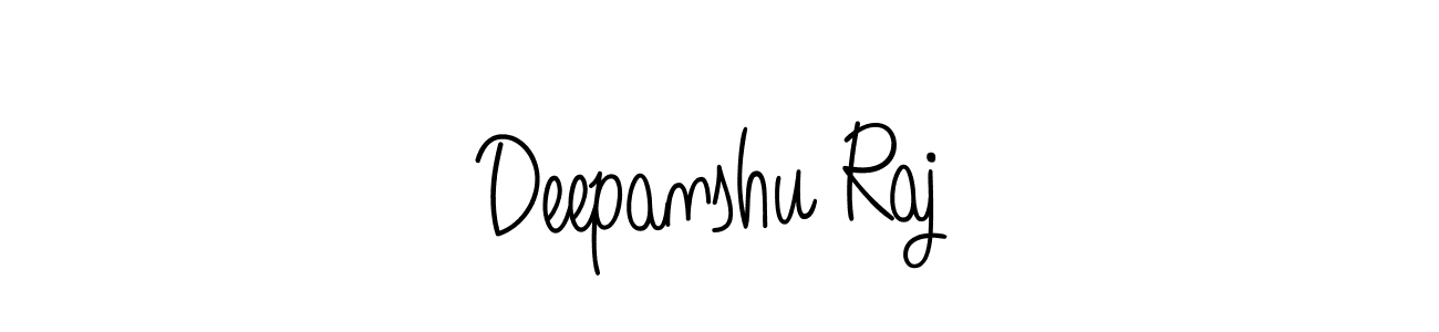 Deepanshu Raj stylish signature style. Best Handwritten Sign (Angelique-Rose-font-FFP) for my name. Handwritten Signature Collection Ideas for my name Deepanshu Raj. Deepanshu Raj signature style 5 images and pictures png
