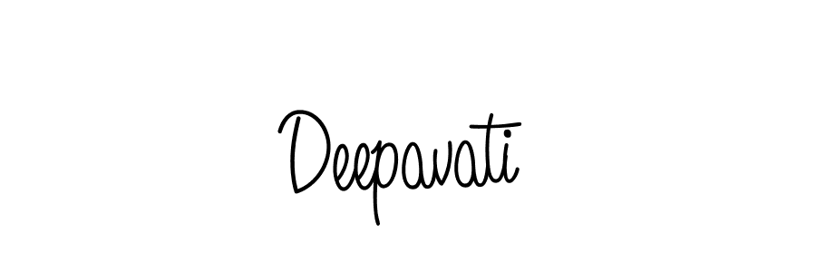 The best way (Angelique-Rose-font-FFP) to make a short signature is to pick only two or three words in your name. The name Deepavati include a total of six letters. For converting this name. Deepavati signature style 5 images and pictures png