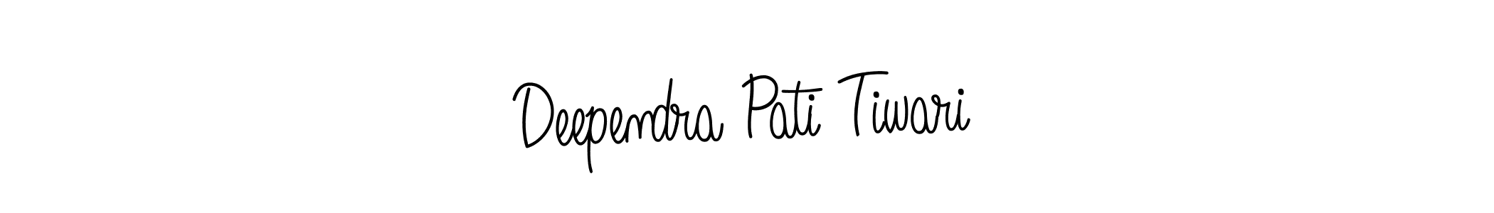 Also we have Deependra Pati Tiwari name is the best signature style. Create professional handwritten signature collection using Angelique-Rose-font-FFP autograph style. Deependra Pati Tiwari signature style 5 images and pictures png