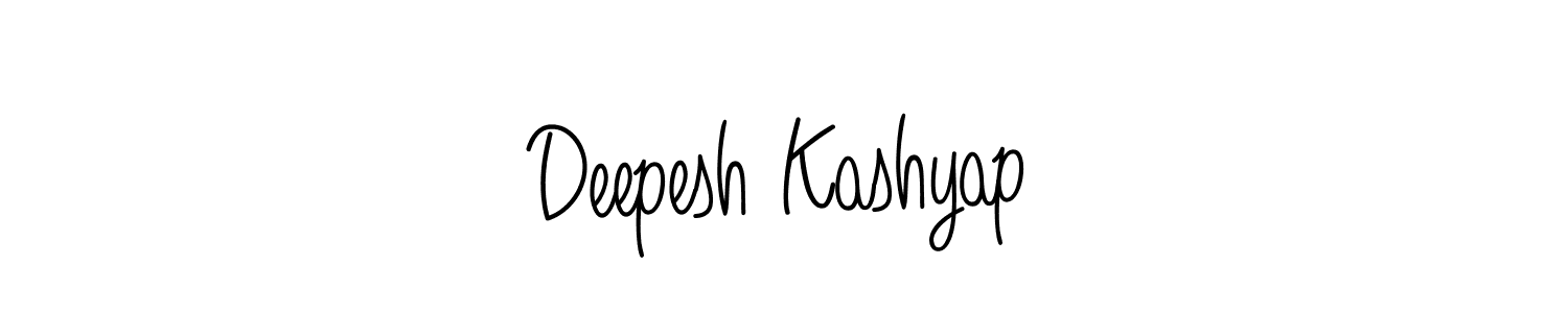 Also we have Deepesh Kashyap name is the best signature style. Create professional handwritten signature collection using Angelique-Rose-font-FFP autograph style. Deepesh Kashyap signature style 5 images and pictures png