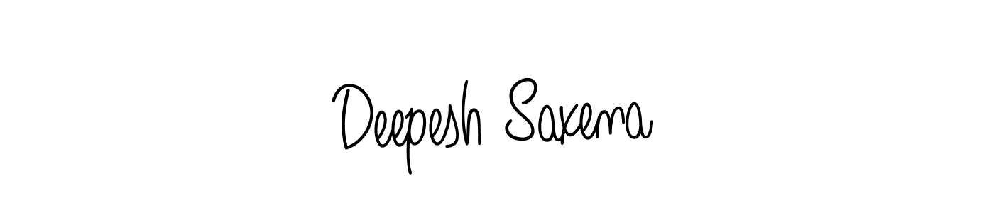 How to Draw Deepesh Saxena signature style? Angelique-Rose-font-FFP is a latest design signature styles for name Deepesh Saxena. Deepesh Saxena signature style 5 images and pictures png