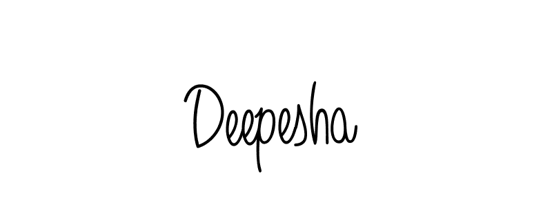 if you are searching for the best signature style for your name Deepesha. so please give up your signature search. here we have designed multiple signature styles  using Angelique-Rose-font-FFP. Deepesha signature style 5 images and pictures png