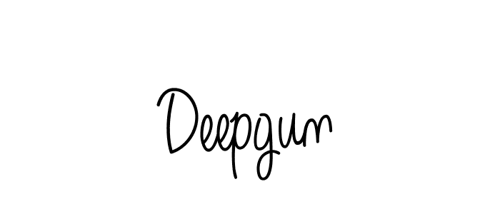 Best and Professional Signature Style for Deepgun. Angelique-Rose-font-FFP Best Signature Style Collection. Deepgun signature style 5 images and pictures png