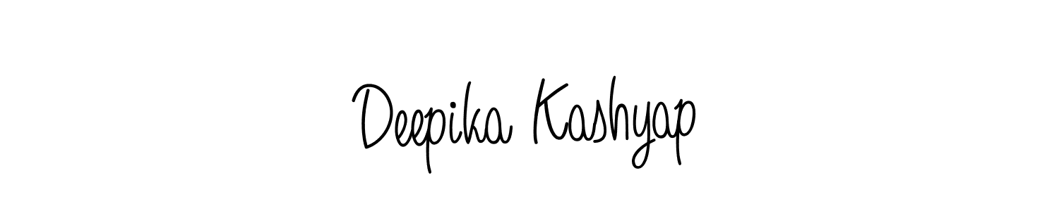 Also we have Deepika Kashyap name is the best signature style. Create professional handwritten signature collection using Angelique-Rose-font-FFP autograph style. Deepika Kashyap signature style 5 images and pictures png