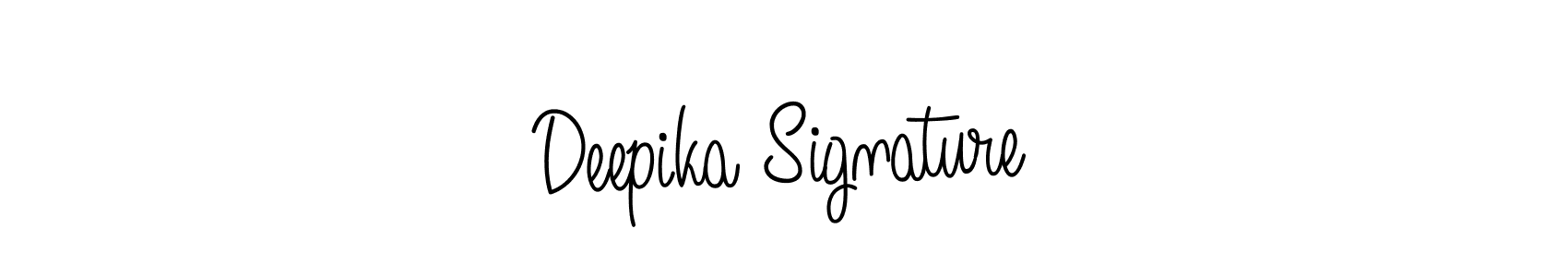 Deepika Signature stylish signature style. Best Handwritten Sign (Angelique-Rose-font-FFP) for my name. Handwritten Signature Collection Ideas for my name Deepika Signature. Deepika Signature signature style 5 images and pictures png