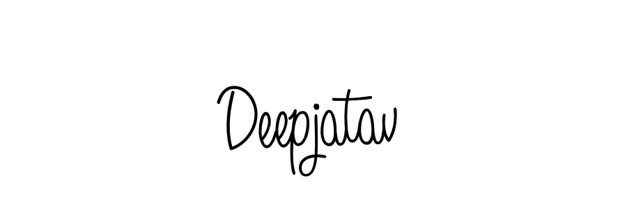 How to make Deepjatav signature? Angelique-Rose-font-FFP is a professional autograph style. Create handwritten signature for Deepjatav name. Deepjatav signature style 5 images and pictures png