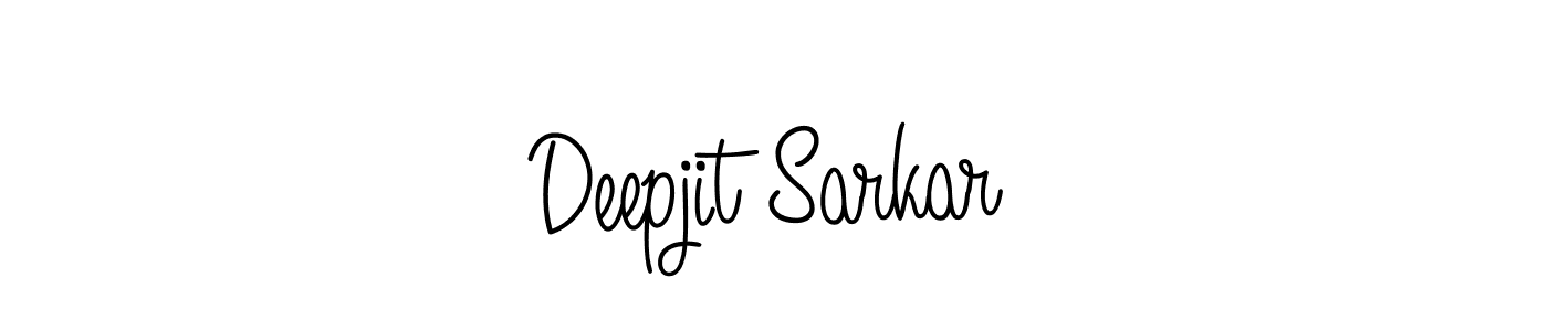 Deepjit Sarkar stylish signature style. Best Handwritten Sign (Angelique-Rose-font-FFP) for my name. Handwritten Signature Collection Ideas for my name Deepjit Sarkar. Deepjit Sarkar signature style 5 images and pictures png