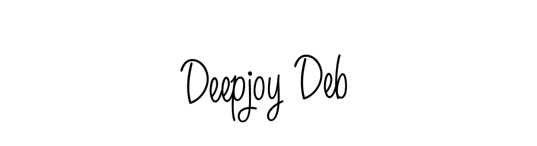 Design your own signature with our free online signature maker. With this signature software, you can create a handwritten (Angelique-Rose-font-FFP) signature for name Deepjoy Deb. Deepjoy Deb signature style 5 images and pictures png