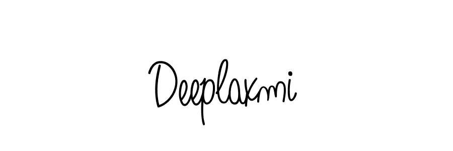 Use a signature maker to create a handwritten signature online. With this signature software, you can design (Angelique-Rose-font-FFP) your own signature for name Deeplaxmi. Deeplaxmi signature style 5 images and pictures png