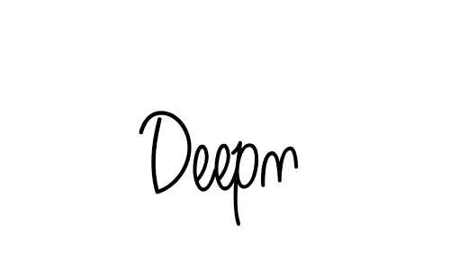 Design your own signature with our free online signature maker. With this signature software, you can create a handwritten (Angelique-Rose-font-FFP) signature for name Deepn. Deepn signature style 5 images and pictures png