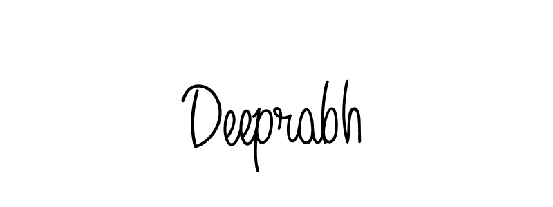 Deeprabh stylish signature style. Best Handwritten Sign (Angelique-Rose-font-FFP) for my name. Handwritten Signature Collection Ideas for my name Deeprabh. Deeprabh signature style 5 images and pictures png