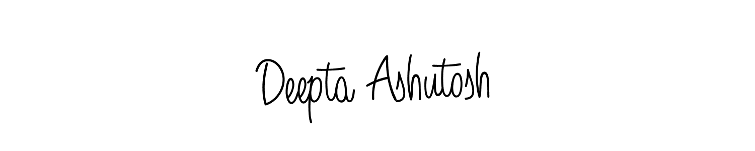 How to make Deepta Ashutosh signature? Angelique-Rose-font-FFP is a professional autograph style. Create handwritten signature for Deepta Ashutosh name. Deepta Ashutosh signature style 5 images and pictures png