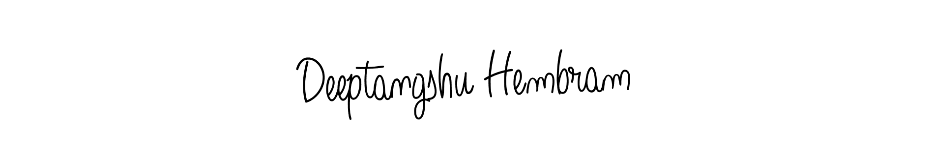 Check out images of Autograph of Deeptangshu Hembram name. Actor Deeptangshu Hembram Signature Style. Angelique-Rose-font-FFP is a professional sign style online. Deeptangshu Hembram signature style 5 images and pictures png