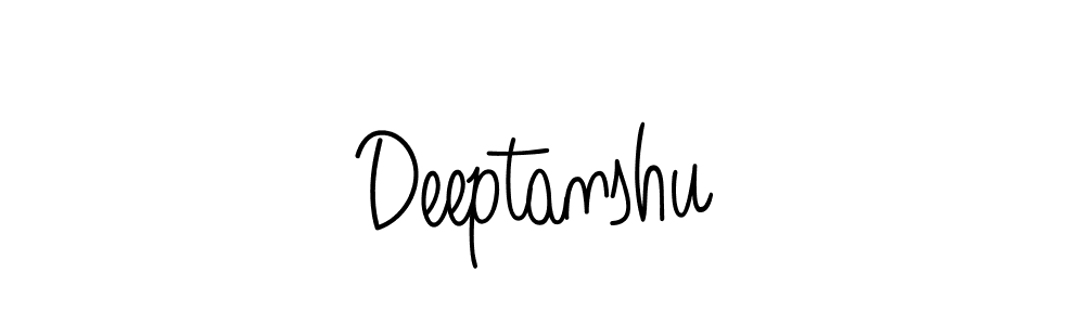 Create a beautiful signature design for name Deeptanshu. With this signature (Angelique-Rose-font-FFP) fonts, you can make a handwritten signature for free. Deeptanshu signature style 5 images and pictures png