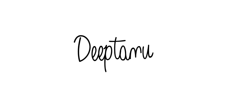 Design your own signature with our free online signature maker. With this signature software, you can create a handwritten (Angelique-Rose-font-FFP) signature for name Deeptanu. Deeptanu signature style 5 images and pictures png