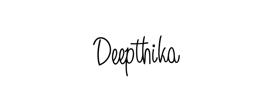 You should practise on your own different ways (Angelique-Rose-font-FFP) to write your name (Deepthika) in signature. don't let someone else do it for you. Deepthika signature style 5 images and pictures png