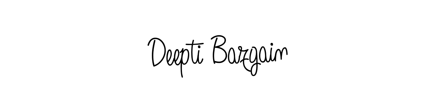 Make a short Deepti Bazgain signature style. Manage your documents anywhere anytime using Angelique-Rose-font-FFP. Create and add eSignatures, submit forms, share and send files easily. Deepti Bazgain signature style 5 images and pictures png