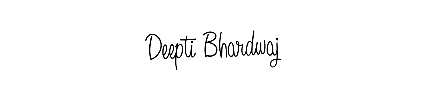 The best way (Angelique-Rose-font-FFP) to make a short signature is to pick only two or three words in your name. The name Deepti Bhardwaj include a total of six letters. For converting this name. Deepti Bhardwaj signature style 5 images and pictures png