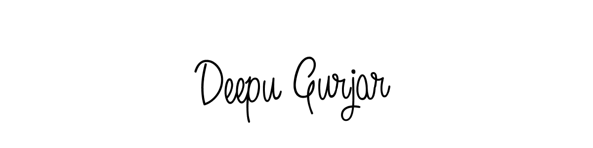 Similarly Angelique-Rose-font-FFP is the best handwritten signature design. Signature creator online .You can use it as an online autograph creator for name Deepu Gurjar. Deepu Gurjar signature style 5 images and pictures png