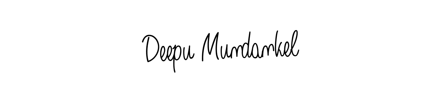 Check out images of Autograph of Deepu Mundankel name. Actor Deepu Mundankel Signature Style. Angelique-Rose-font-FFP is a professional sign style online. Deepu Mundankel signature style 5 images and pictures png