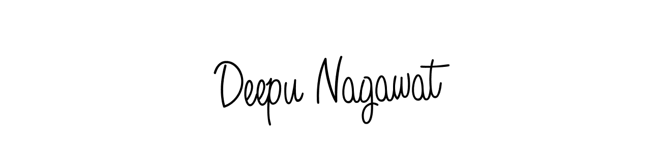 Also we have Deepu Nagawat name is the best signature style. Create professional handwritten signature collection using Angelique-Rose-font-FFP autograph style. Deepu Nagawat signature style 5 images and pictures png