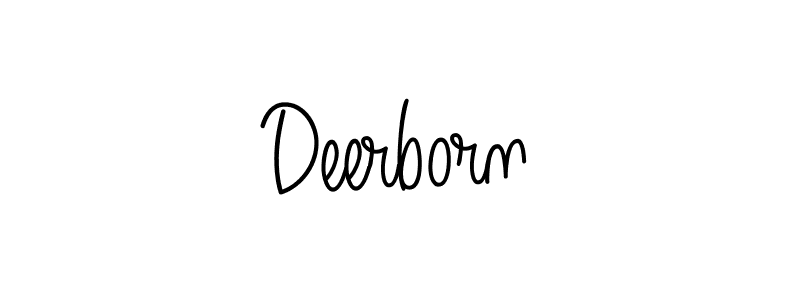 Create a beautiful signature design for name Deerborn. With this signature (Angelique-Rose-font-FFP) fonts, you can make a handwritten signature for free. Deerborn signature style 5 images and pictures png