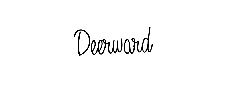 How to Draw Deerward signature style? Angelique-Rose-font-FFP is a latest design signature styles for name Deerward. Deerward signature style 5 images and pictures png