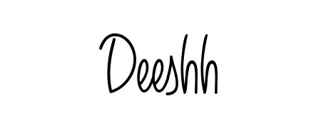 Create an unforgettable impression when signing with Deeshh name styled in Angelique-Rose-font-FFP typography. 100% free online generator. Deeshh signature style 5 images and pictures png