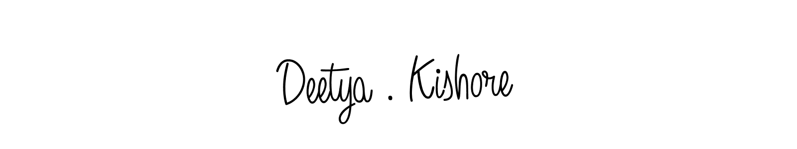 How to Draw Deetya . Kishore signature style? Angelique-Rose-font-FFP is a latest design signature styles for name Deetya . Kishore. Deetya . Kishore signature style 5 images and pictures png