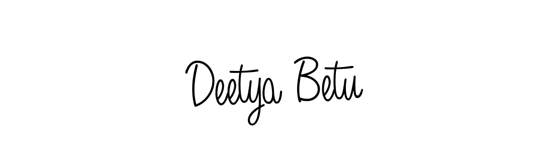 You can use this online signature creator to create a handwritten signature for the name Deetya Betu. This is the best online autograph maker. Deetya Betu signature style 5 images and pictures png