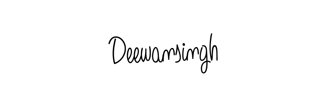 Design your own signature with our free online signature maker. With this signature software, you can create a handwritten (Angelique-Rose-font-FFP) signature for name Deewansingh. Deewansingh signature style 5 images and pictures png