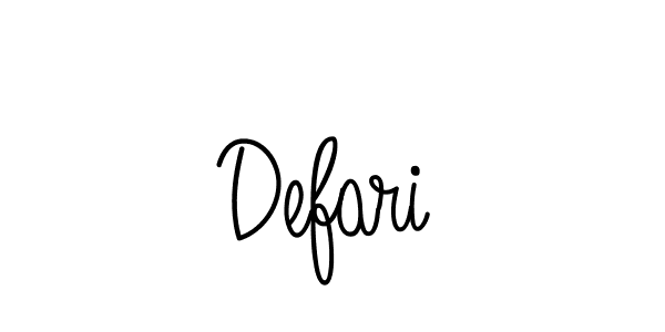 Make a short Defari signature style. Manage your documents anywhere anytime using Angelique-Rose-font-FFP. Create and add eSignatures, submit forms, share and send files easily. Defari signature style 5 images and pictures png